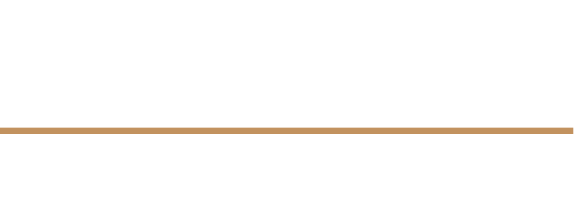 Large white Baker Law Firm Transparent Logo for use on Blue Backgrounds